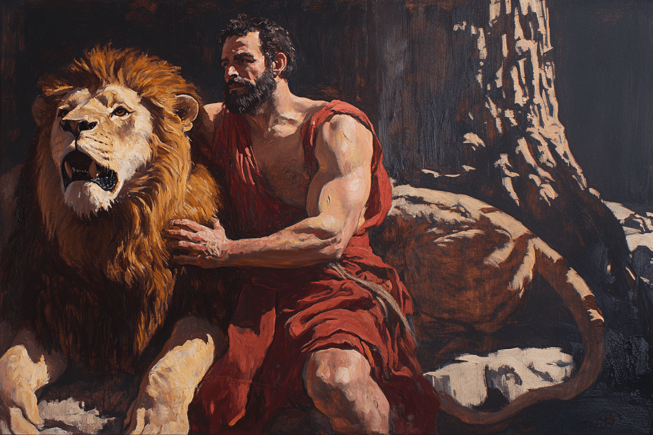 Androcles and the Lion illustration